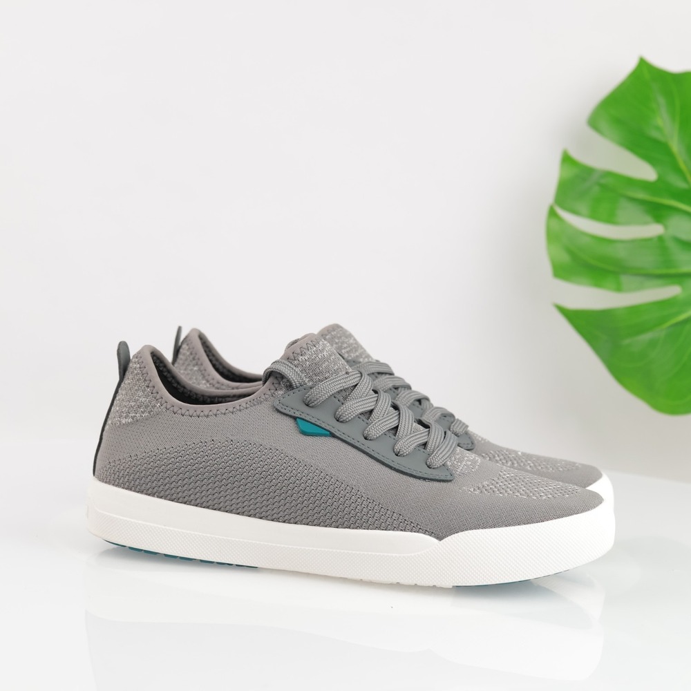 Vessi Womens Weekend Sneakers Size 9 Waterproof‎ Gray Lace Up Comfort Shoes Low